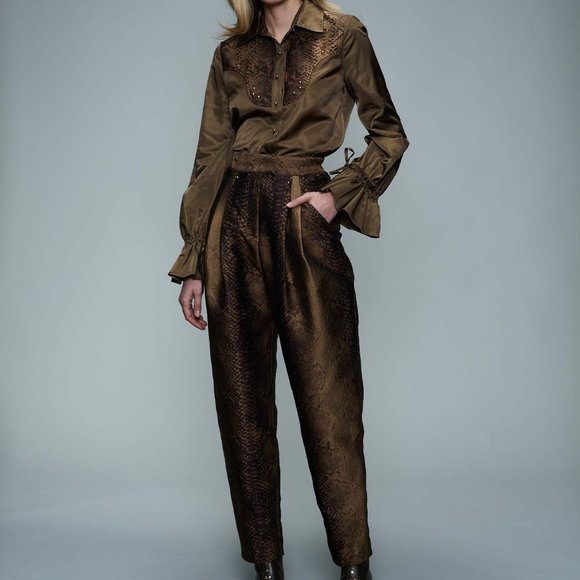 VIVIENNE HU VISCOSE SHIRT - Picture 2 of 3